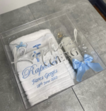 Squared Acrylic Christening Box with Personalisation